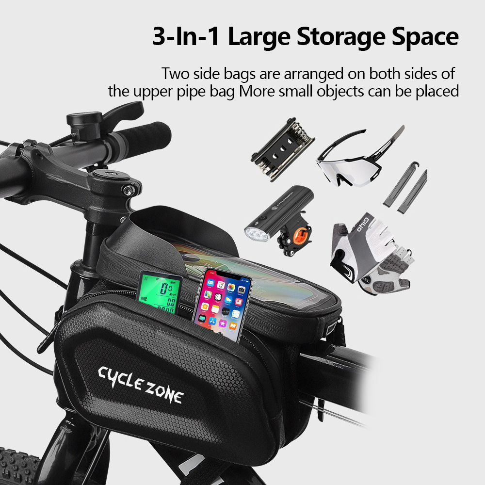 Saco de bicicleta tela sensíve - Phone Zone Accessories & Repair avaliação e preço